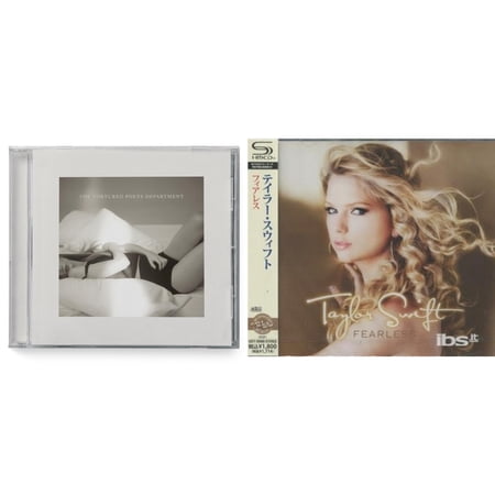 Tortured Poets Department (X) (Manuscript- Bonus Track) & Fearless [CD Bundle]