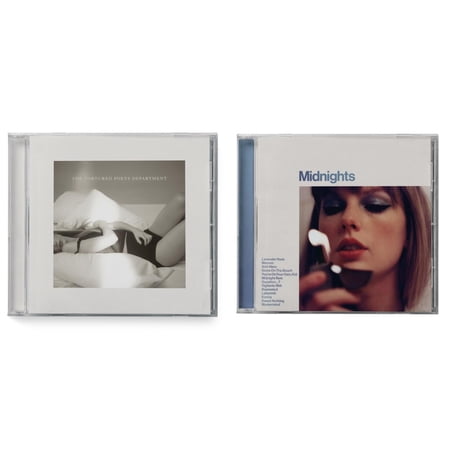 Midnights (X) (Moonstone Blue CD) & Tortured Poets Department (X) (Manuscript- Bonus Track)