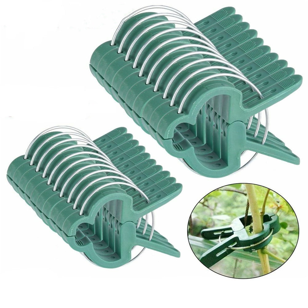 Torubia 40Pcs Plant Clips Garden Clips for Tomato Cage, Tomatoes Clips