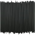 thumbnail image 1 of Torubia Plastic Coffee Stir Sticks - 8.3 Inch Coffee Stirrer Sip Straws Disposable Stir Sticks |Coffee Stir Sticks | Cocktail Straws | (Black, 500Pcs), 1 of 6