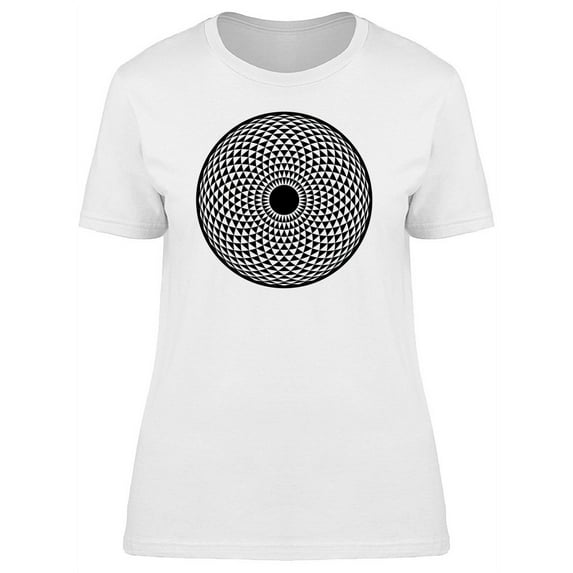 Torus Yantra Sacred Geometry T-Shirt Women -Image by Shutterstock, Female Large
