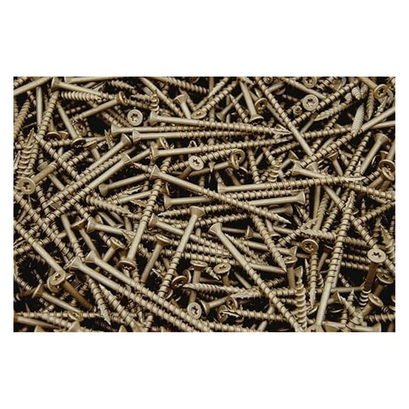 Torx T25 Deck Screws - 300 Pack - #9 x 3 Inch Flat Head - ACQ Coated Wood Screws - Type 17 Star Drive - Outdoor Lumber Fasteners