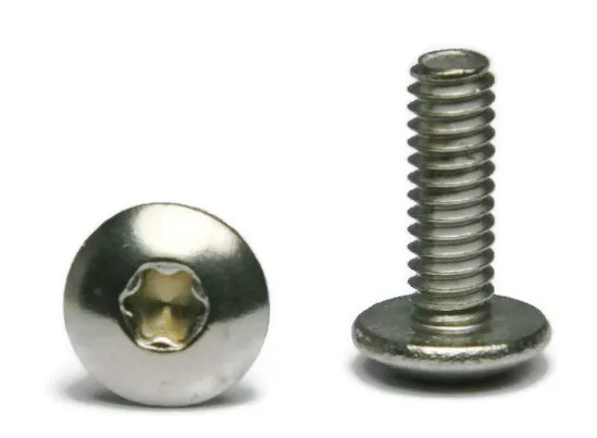 25-Pack #10-24 X 3/4" Torx Truss Head Machine Screws - Stainless Steel 18-8, T25 Drive