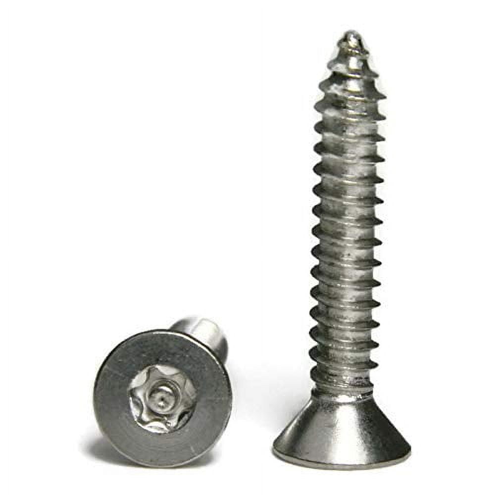 25-Pack Stainless Steel Tamper Proof Torx Button Head Screws - T27 Security Pin, #14 X 1-1/2 Inch, 18-8 Grade