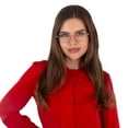 thumbnail image 1 of Tory Burch 0TY1073 3316 Shiny Gold Round Eyeglasses for Womens, 1 of 4