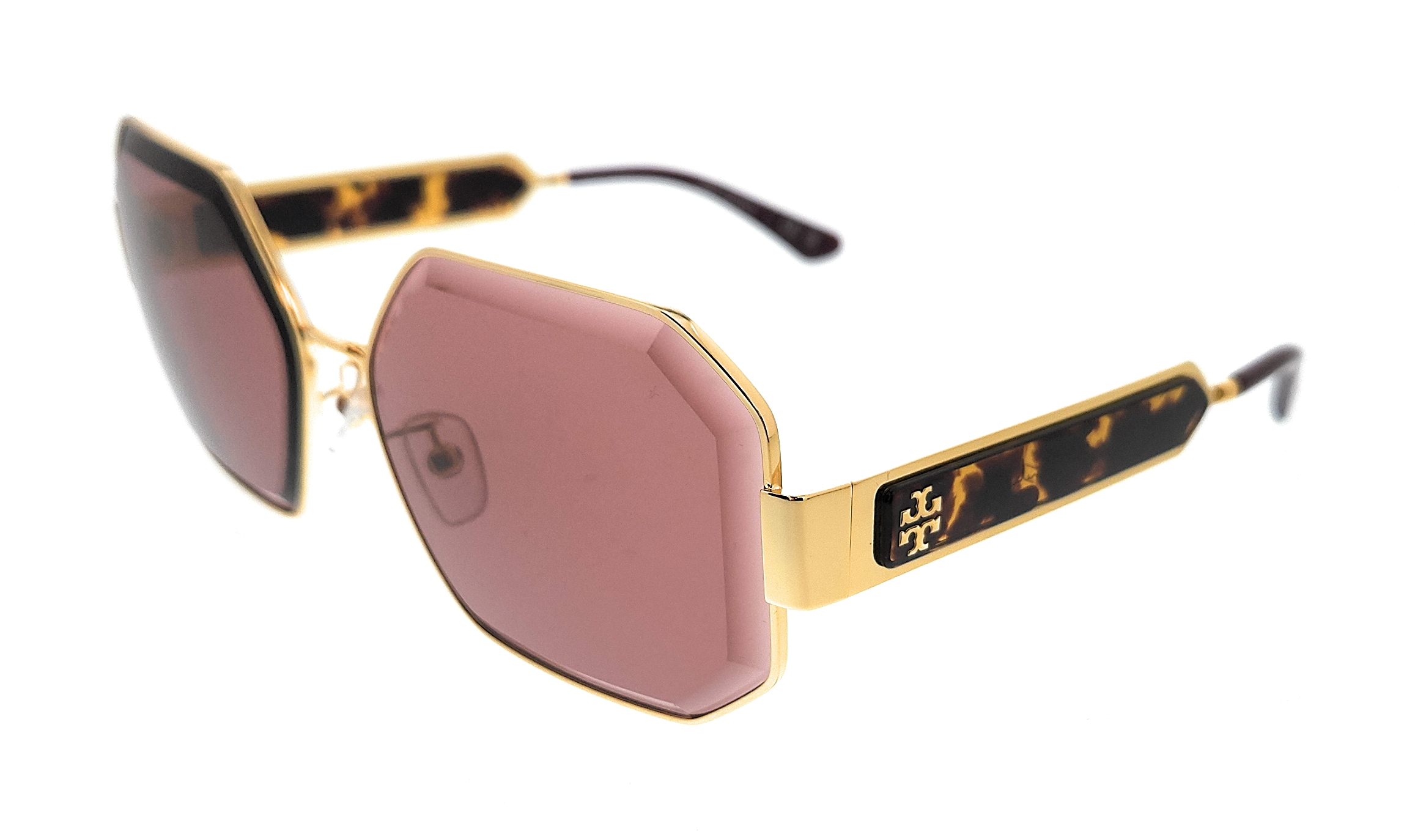 Tory Burch 0TY6094 330475 Shiny Gold Square Sunglasses for Womens