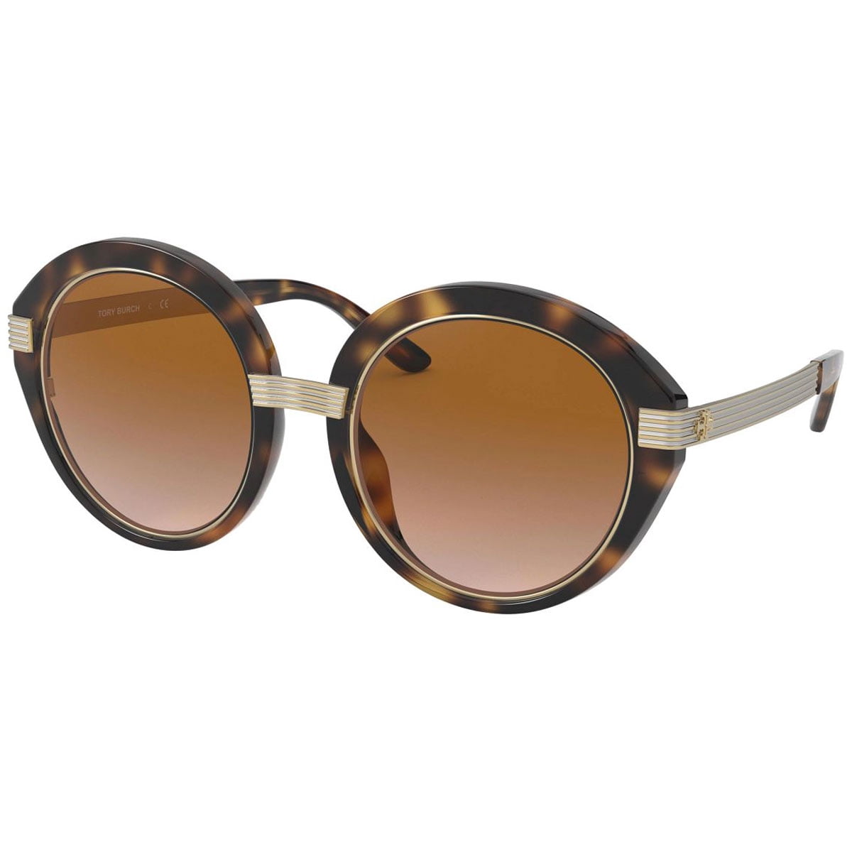 Tory Burch TY 9060U Plastic Womens Round Sunglasses Dark  display picture 1