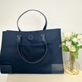 thumbnail image 1 of Tory Burch 136144 Ella Hardware Women's Large Nylon Tote Bag IN TORY NAVY, 1 of 7
