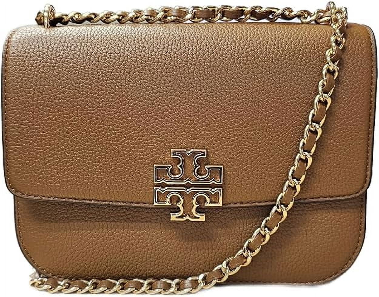 Tory Burch 140987 Britten Moose Brown With Gold Hardware