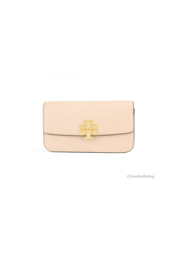 Britten Small Meadowsweet Leather Chain Wallet Crossbody Bag