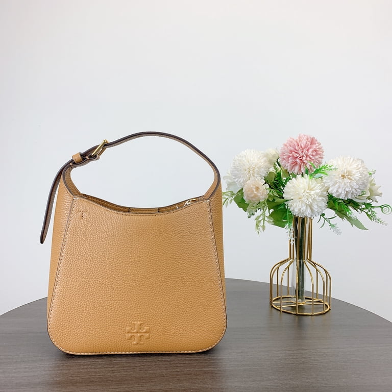 Tory Burch 144690 THEA Leather Small Bucket Bag Crossbody Purse IN 