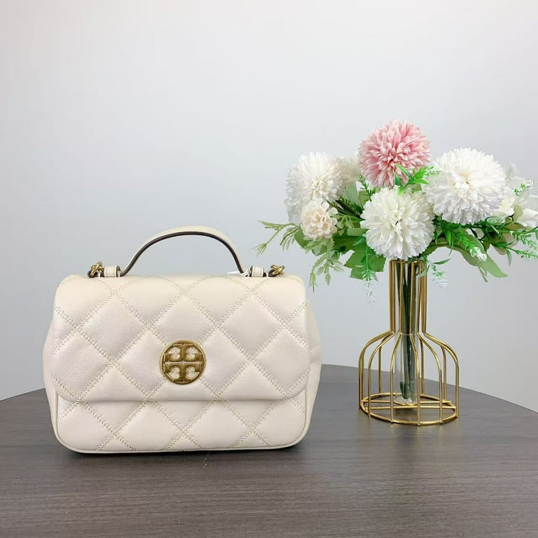 Tory Burch 153399 Willa Mini Top Handle Bag IN BRIE Tory Burch 153399 Willa Mini Top Handle Bag IN BRIE