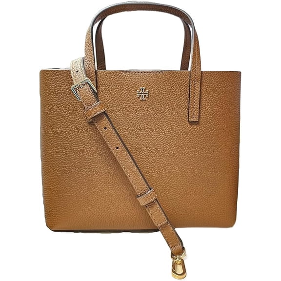 Tory Burch 85985 Blake Cortado Brown With Gold Hardware Women's Small Tote Bag