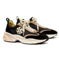 thumbnail image 1 of Tory Burch BLACK/CREAM/BLACK Women's Good Luck Trainer Sneaker, US 9.5, 1 of 4