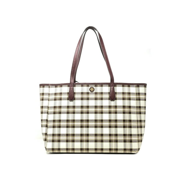 Tory Burch Blake Plaid Tote