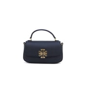 Tory Burch Britten Mini Top Handle Leather Crossbody Bag - Black