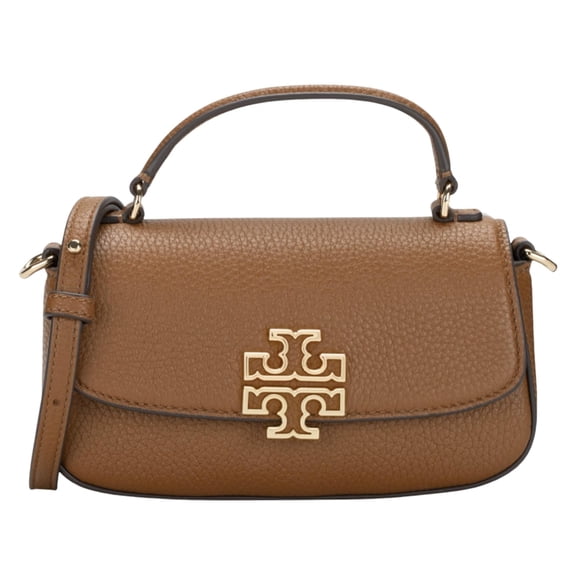 Tory Burch Britten Mini Top Handle Leather Crossbody Bag