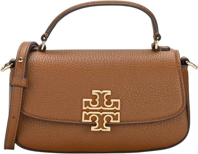 Tory Burch Britten Mini Top Handle バッグ Tory Burch Britten Mini Top Handle Leather Crossbody Bag