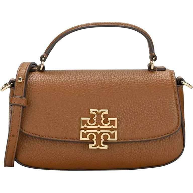 Tory Burch Britten Mini Top Handle バッグ Tory Burch Britten Mini Top Handle Leather Crossbody Bag