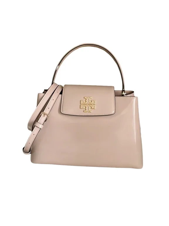 Britten Patent 149637 Devon Sand Satchel Leather Womens Handbag