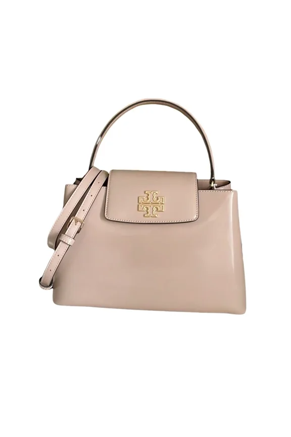 Britten Patent 149637 Devon Sand Satchel Leather Womens Handbag