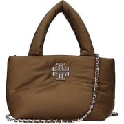 Tory Burch Britten Nylon Puffy Mini Tote Coffee