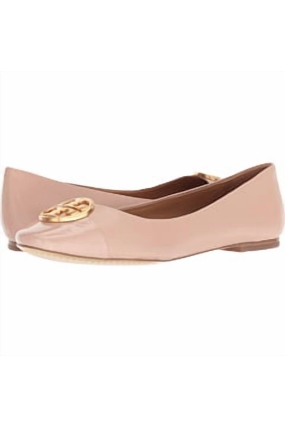 Womens Chelsea Cap-Toe Ballet Flats (Goan Sand), Size 6.5