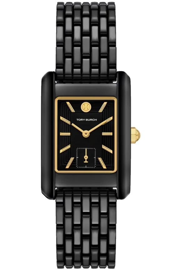 Eleanor TBW1087 Black Dial Black Ceramic Bracelet 31mm Womens Watch