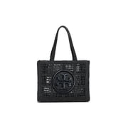 Tory Burch Ella Crochet Raffia Tote Bag In