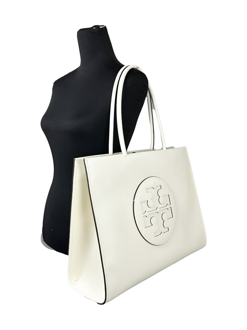 TORY BURCH ELLA トートバッグ オフホワイト Tory Burch Ella Large Bio Eco Tote Handbag (Warm White) - Walmart.com