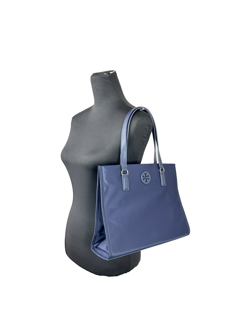 Tory Burch Women's Ella Small Nylon Tote Bag (Tory Navy) - Walmart.com