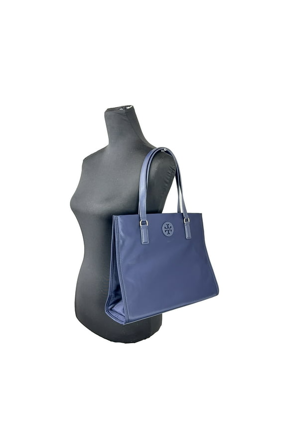 Women's Ella Small Nylon Tote Bag (Tory Navy)