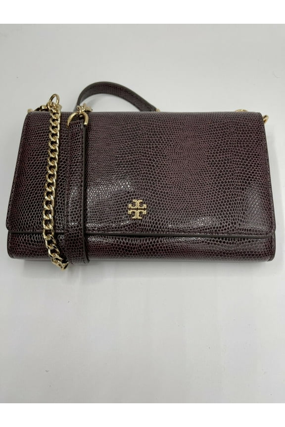 Emerson Embossed Lizard Chain Wallet