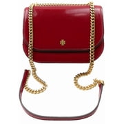 Tory Burch Emerson Flap Adjustable Shoulder Bag Lipstick Red