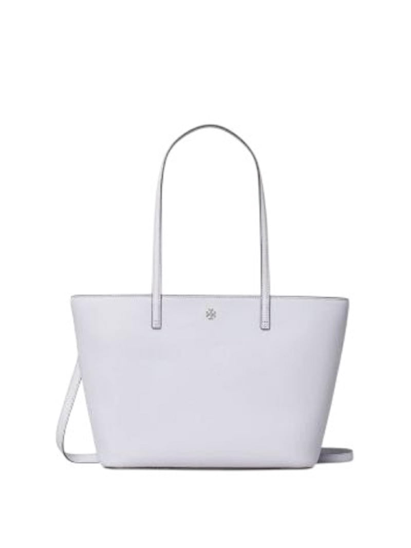 Tory Burch Emerson Top Zip Tote Detachable Crossbody Strap (Pale