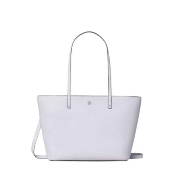 Tory Burch Emerson Top Zip Tote Detachable Crossbody Strap (Pale Violet)