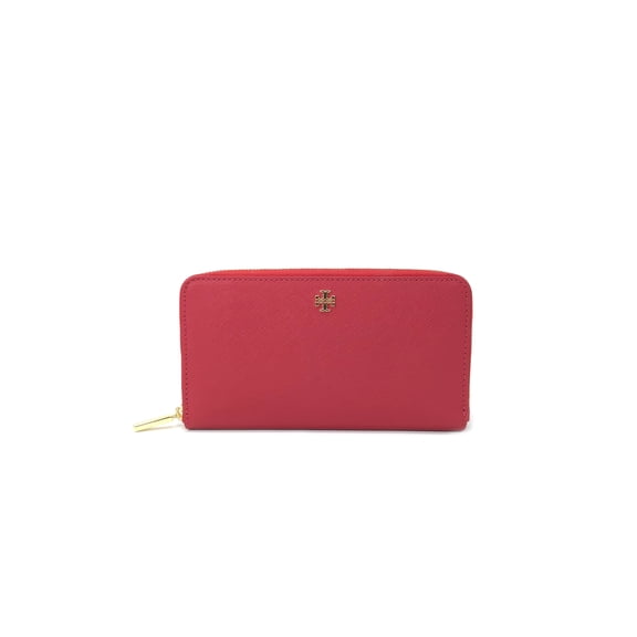 Tory Burch 52901-603 Women's Emerson Textured Leather Zip Wallet