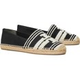 thumbnail image 1 of Tory Burch Women's Double T Espadrille Platform, Nero/Light Alabaster Shoes, 1 of 3
