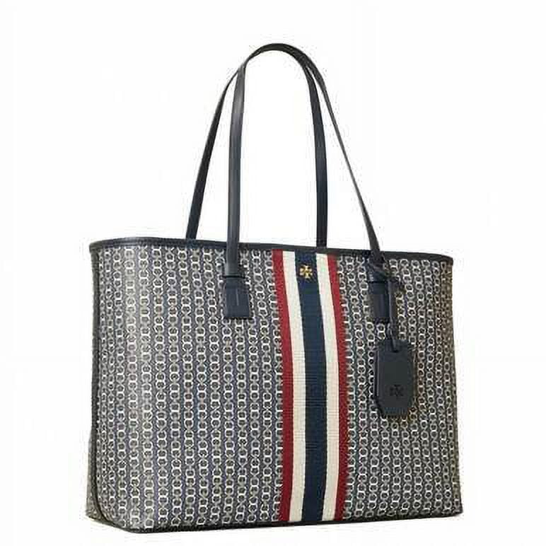 Tory Burch 53304 Gemini Link Canvas Small Tote Tory Navy
