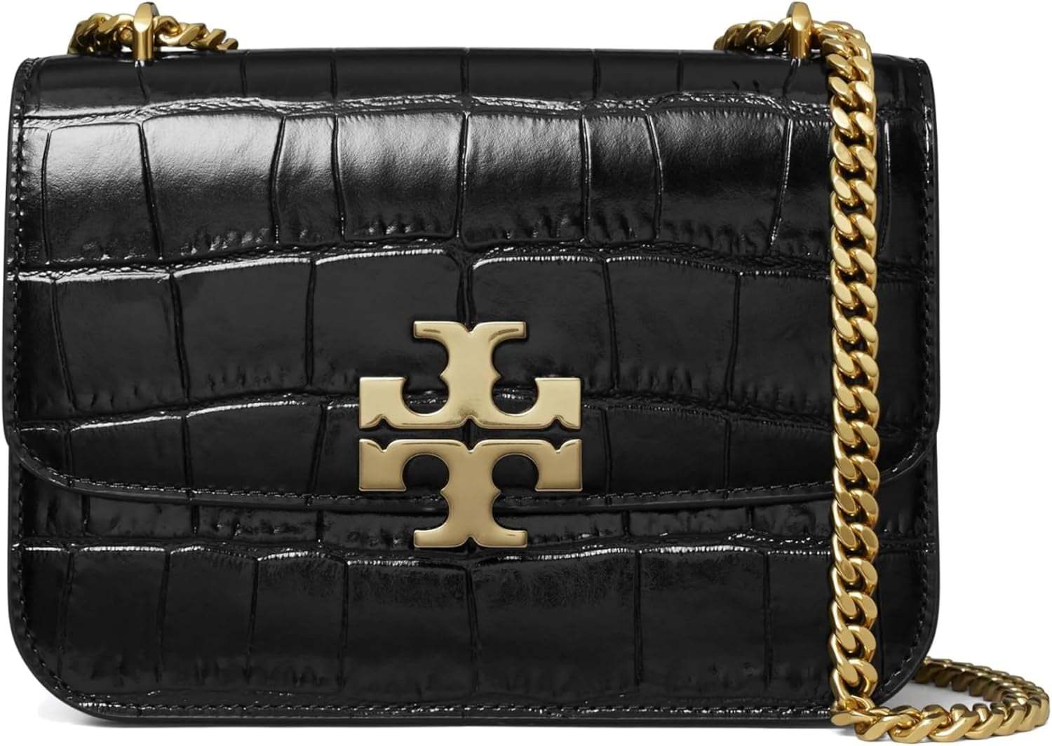 Tory Burch Leather Embossed Over Shoulder Purse Tory Burch  main image 4