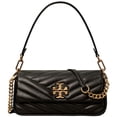 thumbnail image 1 of Tory Burch Hb Kira Chevron Small Flap Shoulder Bag Black OS, 1 of 2