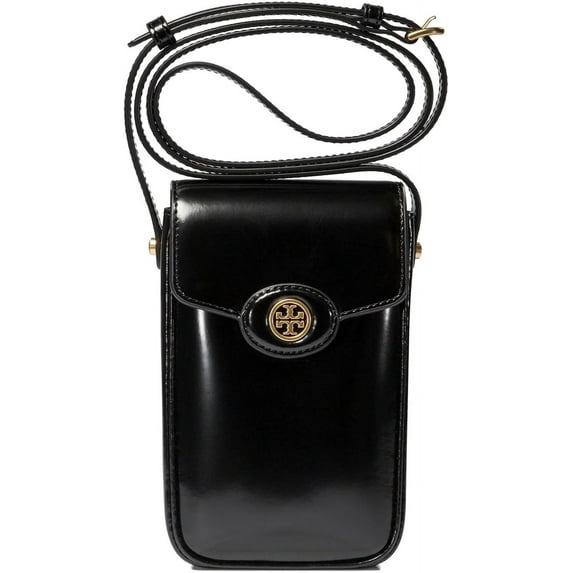 Tory Burch Hb Robinson Spazzolato Phone Crossbody Black OS