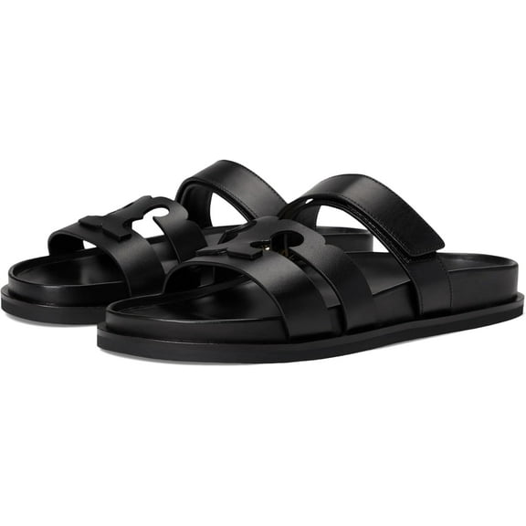 Tory Burch Women's INES Sport Slide Flat Sandal, Perfect Black