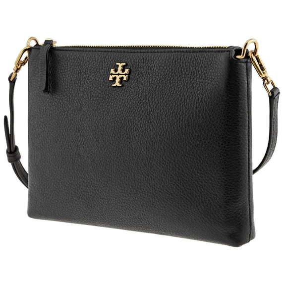 Tory Burch Kira Black Pebbled Leather Wallet