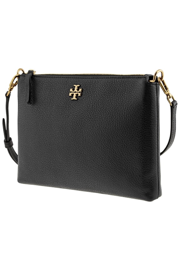 Kira Black Pebbled Leather Wallet