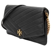 Tory Burch Kira Chevron Clutch- Black