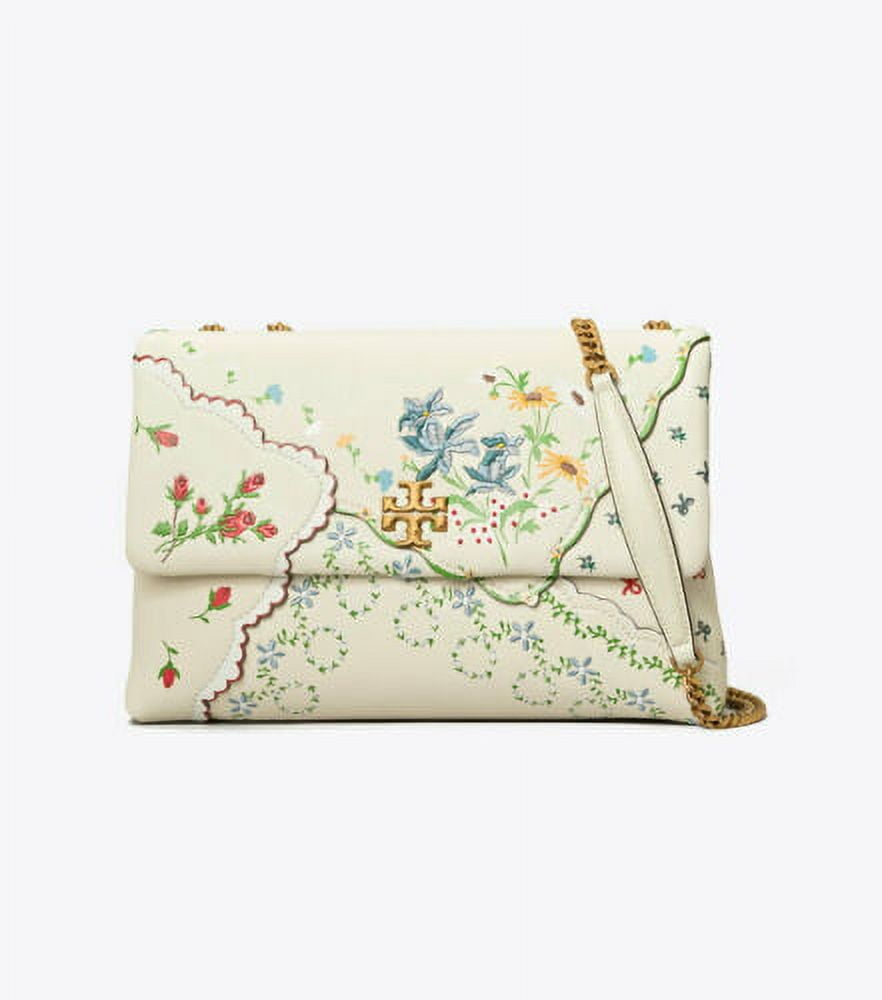 Tory Burch Marquis Leather Top Handle Bag, Queen Anne's Lace Floral