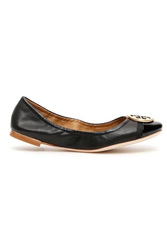 Ladies Minnie Patent Cap-Toe Ballet Flats