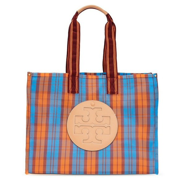 Tory Burch Mesh Lightweight Snap Tote Bag, Blue