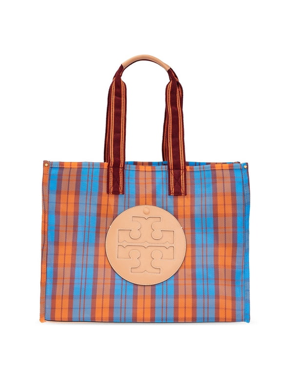Mesh Lightweight Snap Tote Bag, Blue
